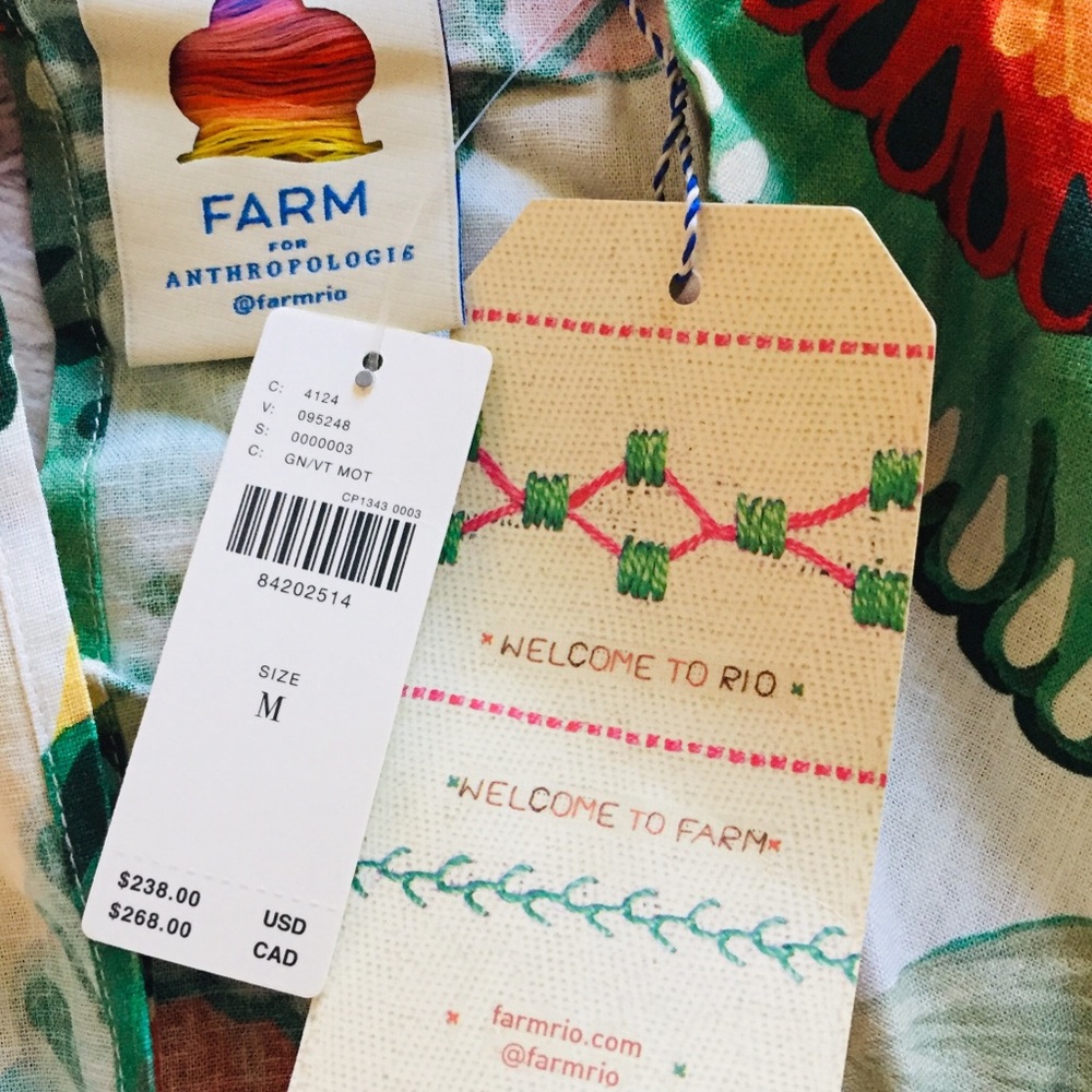 FARM Rio Ruffle-Sleeve Linen Jumpsuit Tropical - Picture 13 of 15
